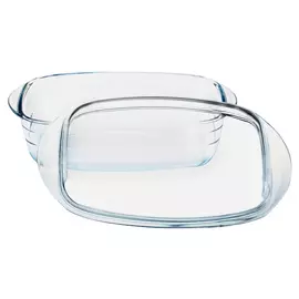 утятница PYREX O Cuisine 6.5л 37х22см с крышкой жаропр.стекло