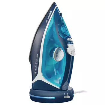 утюг беспроводной POLARIS PIR2444K 2400Вт 150г/мин керамика синий, белый