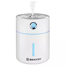 увлажнитель воздуха BRAYER BR4911 питание от USB 0,35л 30мл/ч белый