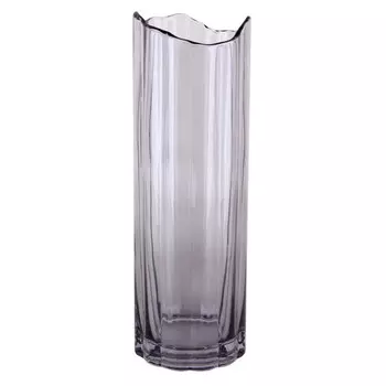 ваза 29,5см стекло черный амбре