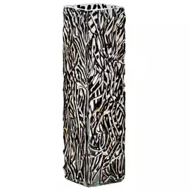 ваза Абстракция 40см квадрат стекло ручная роспись