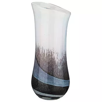 ваза BRONCO Art collection Blue 42см стекло