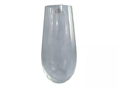 ваза CRYSTALEX 30см стекло гладкая прозрачная