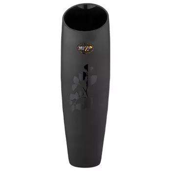 ваза Fino Black Liana 40см стекло черный