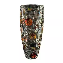 ваза JIHLAVA Lisboa Цветные шары 35см хрустальное стекло