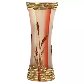 ваза Колос 36см катушка стекло ручная роспись