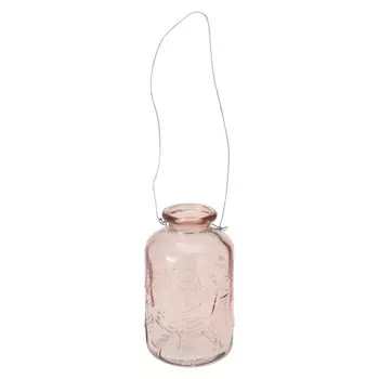 ваза KOOPMAN 10см стекло в ассортименте с металлической ручкой