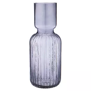 ваза LEFARD Amelie grey 12см стекло серая