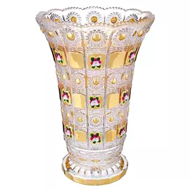 ваза LEFARD Gold Glass 25см стекло