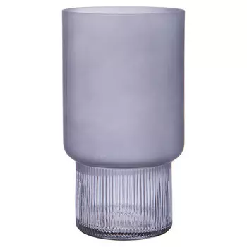 ваза LEFARD Jade grey 14см стекло серая