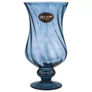 ваза MUZA Elegia sky 27см стекло