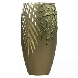 ваза Пальма 30см бочка стекло ручная роспись