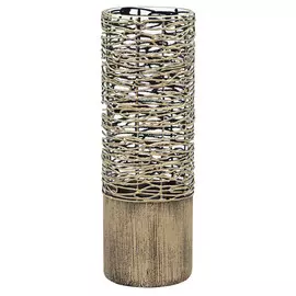 ваза Терра 30см цилиндр стекло ручная роспись