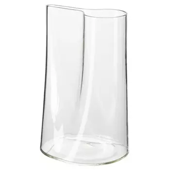 ваза TODELIA Венздей 21см стекло прозрачная