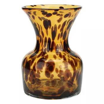 ваза TODELIA Янтарная 14,5см стекло