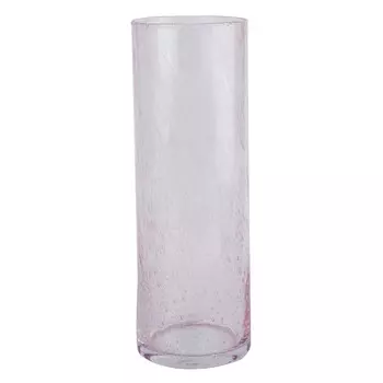 ваза Трубка 30см стекло розовый