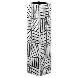 ваза Винтаж 40см квадрат стекло ручная роспись