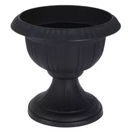 вазон 40х40см чёрный пластик