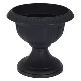 вазон 40х40см чёрный пластик