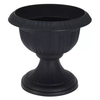 вазон 40х40см чёрный пластик