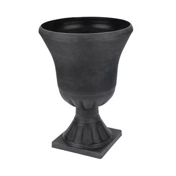 вазон уличный Antic d40 h55см графит