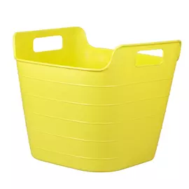 ведро гибкое квадратное 26,5л цветное