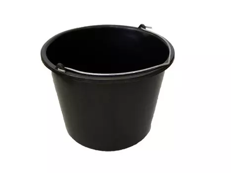 ведро строительное 20л черное