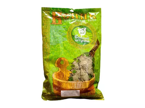 веник дубовый в уп. Банные штучки