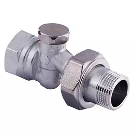 вентиль для радиатора GEKON запорный прямой 3/4"