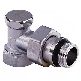 вентиль для радиатора GEKON запорный угловой 1/2"