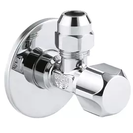 вентиль угловой GROHE 22029000 с рукояткой 1/2" хром