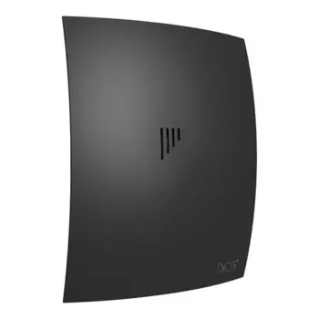 вентилятор фланцевый ERA Breeze 5C Matt black D125 обратный клапан