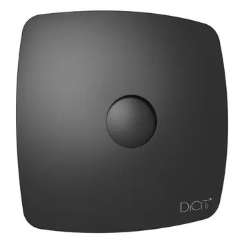 вентилятор фланцевый ERA Rio 4C Matt black D100 обратный клапан