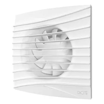 вентилятор фланцевый ERA Silent 4C Matt white D100 обратный клапан