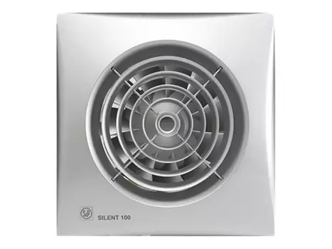 вентилятор фланцевый S&P Silent 100 CZ SILVER серебристый