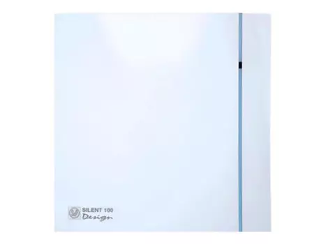 вентилятор фланцевый S&P Silent 100 CZ DESIGN белый