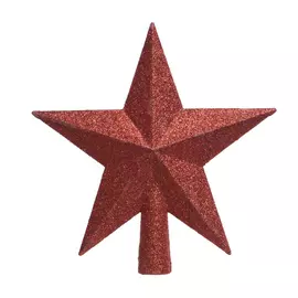 верхушка Звезда 19см пластик красная