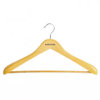 вешалка ATTRIBUTE для верхней одежды дерево 45см в ассортименте