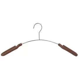 вешалка ATTRIBUTE Eva Coffee 45см для верхней одежды металл, поролон