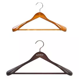 вешалка ATTRIBUTE универсальная, дерево, 44 см, с антискользящей перекладиной