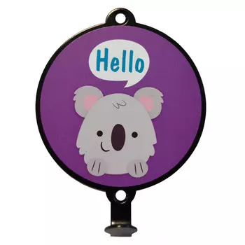 вешалка декоративная Gala Коала 100х31,5х131мм черный металл