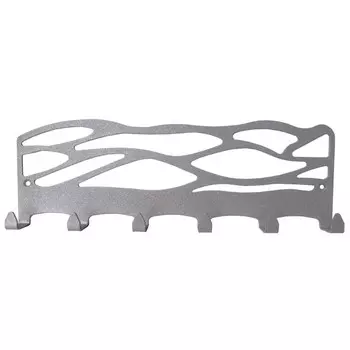 вешалка GALA Узор 300х100х19мм серебрянная металл