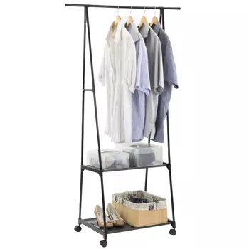 вешалка гардеробная CR00216 с полками 855х440х1540мм черный