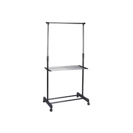 вешалка гардеробная CR460 с полкой 800х420х950(1680)мм хром металл/пластик