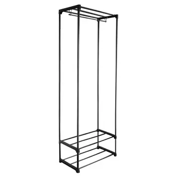 вешалка гардеробная SHEFFILTON SHT-WR16 600х310х1600 мм черный/черный муар