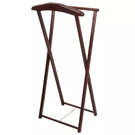 вешалка костюмная TWIST 450х360х970мм темный бук