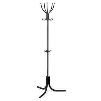 вешалка напольная 5 крючков НВК 650х650х1790мм металл черный