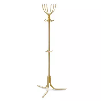 вешалка напольная Комфорт 650х650х1790мм металл золотой