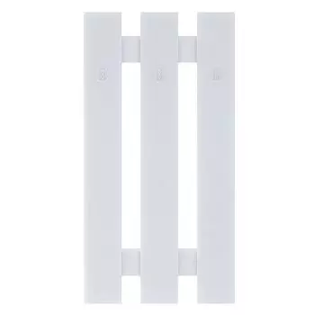 вешалка настенная ЛДСП 115 х 60 см белая