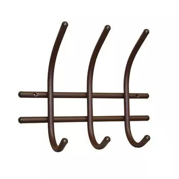 вешалка настенная Sheffilton SHT-WH8 В2-100 коричневый муар